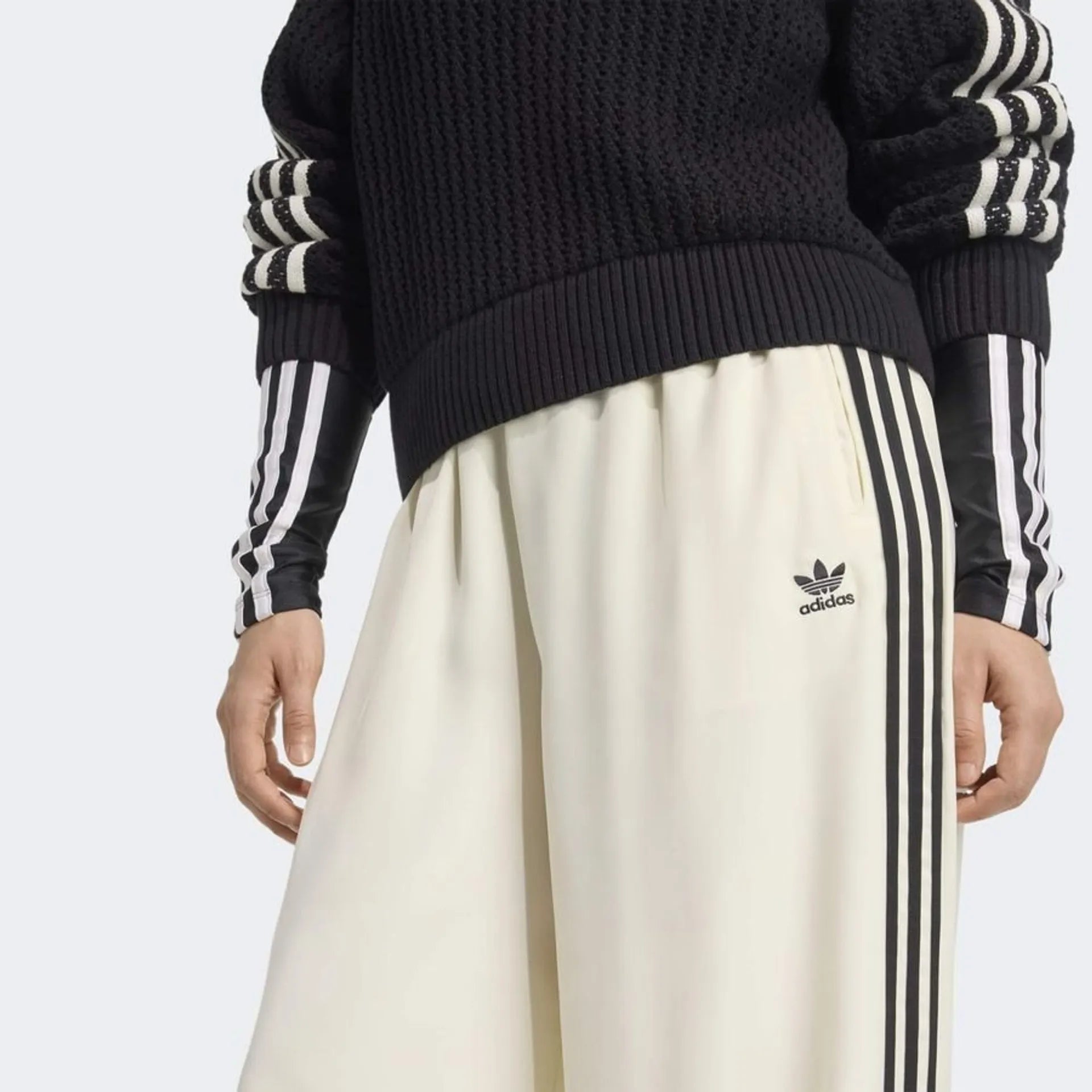 Adidas Originals Adicolor Satin Wide Leg Track Pants