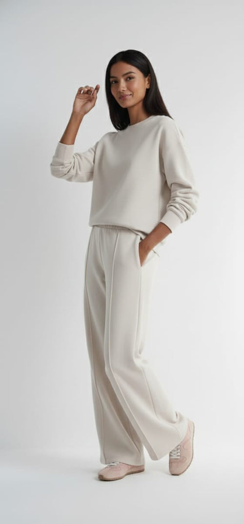 Off White Bottom Wide Trouser